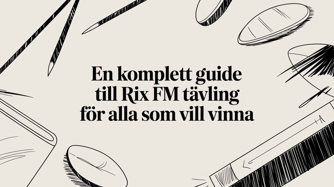 En komplett guide till RIX FM tävling för alla som vill vinna